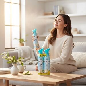 Febreze Air Freshener Rejuvenating Water Zesty Orange Blossom Spray 2Pack 8.8 oz